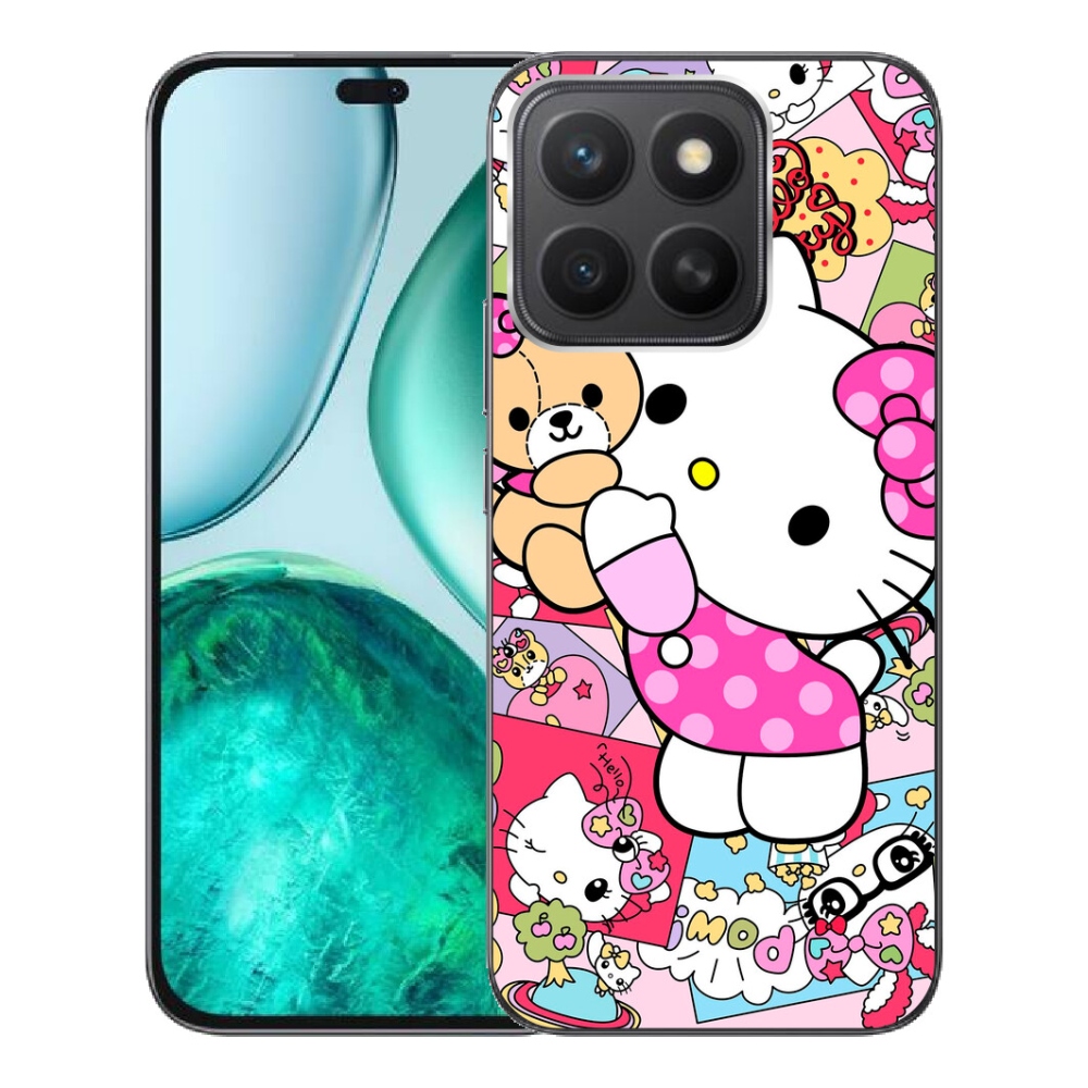 Gelový kryt mmCase na Honor X8c - cute kitty