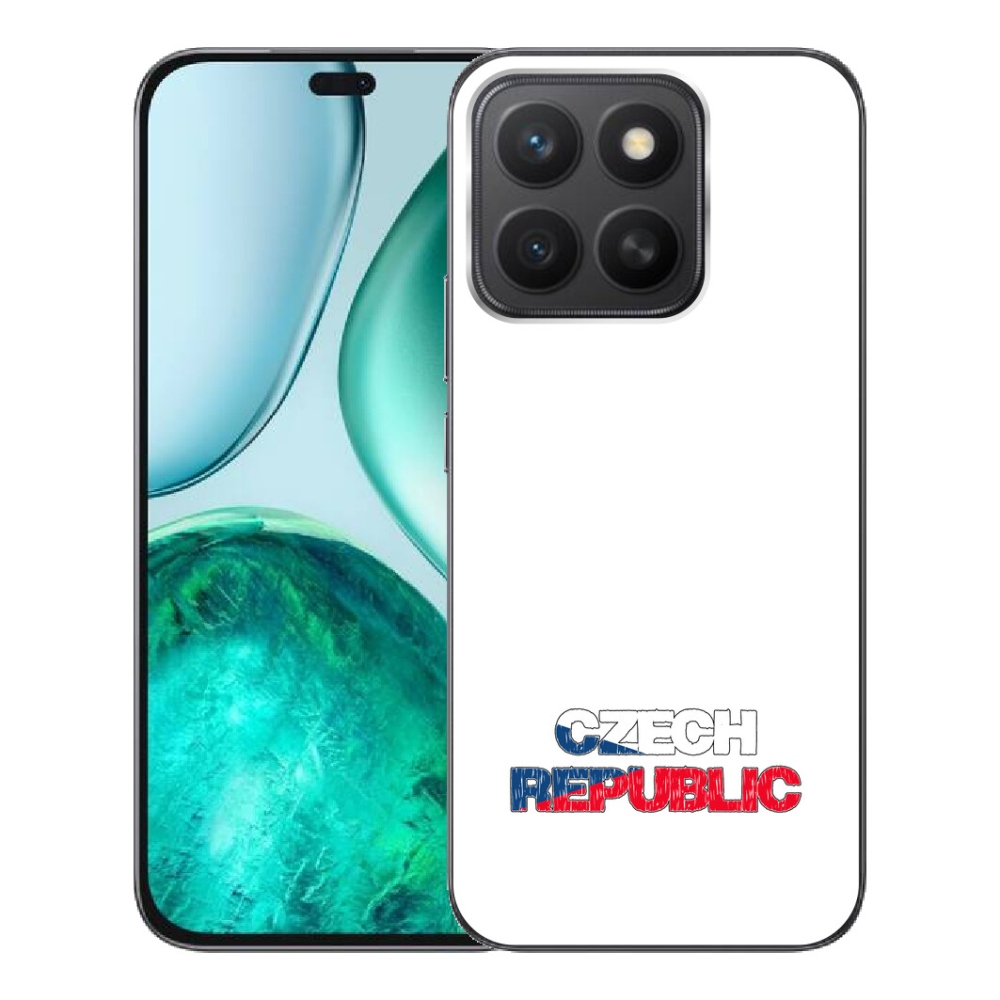 Gelový kryt mmCase na Honor X8c - Czech Republic bílé pozadí
