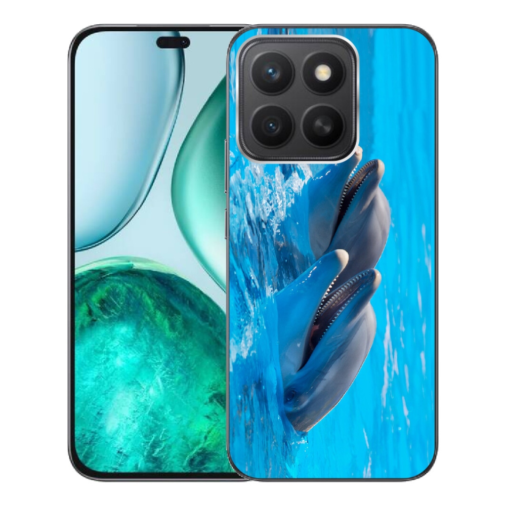 Gelový kryt mmCase na Honor X8c - delfíni