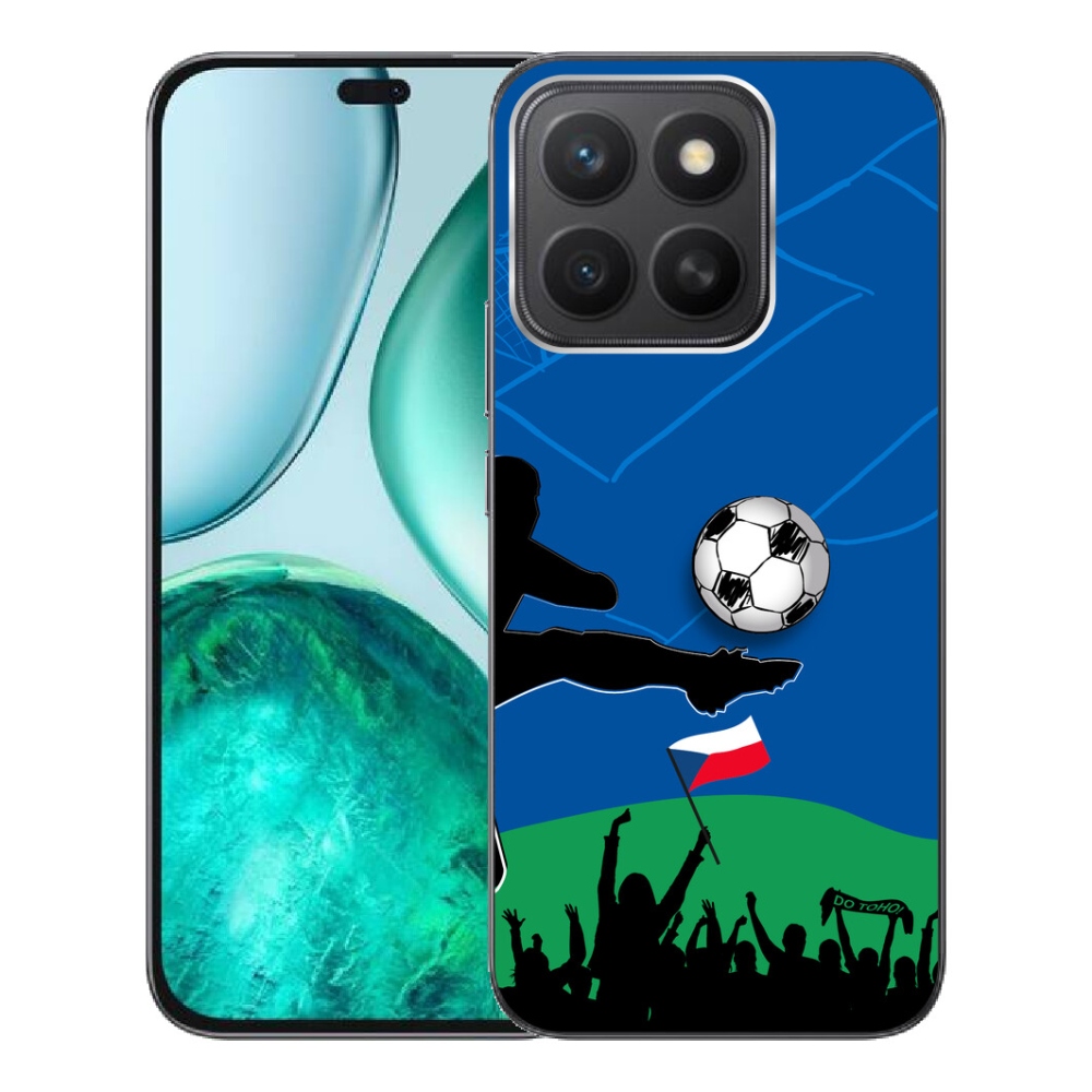 Gelový kryt mmCase na Honor X8c - fanoušci fotbalu