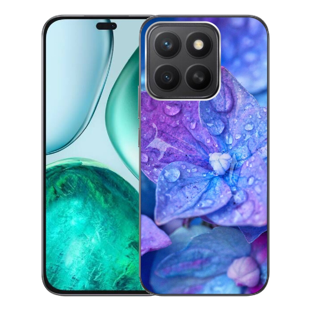Gelový kryt mmCase na Honor X8c - fialový květ
