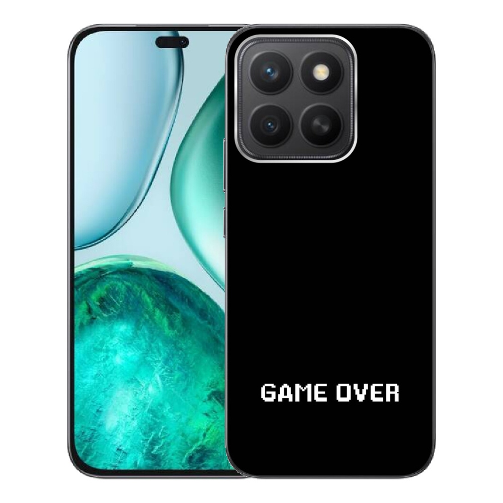 Gelový kryt mmCase na Honor X8c - game over černé pozadí