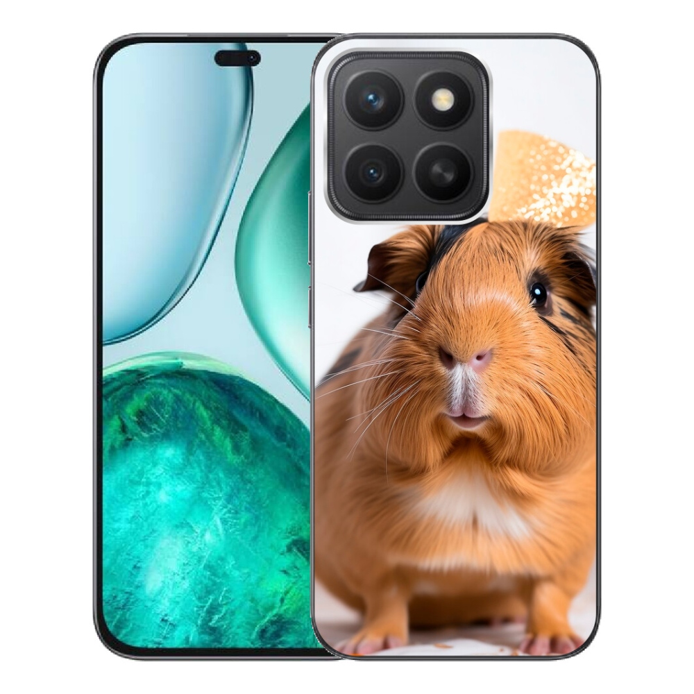 Gelový kryt mmCase na Honor X8c - hnědé morče
