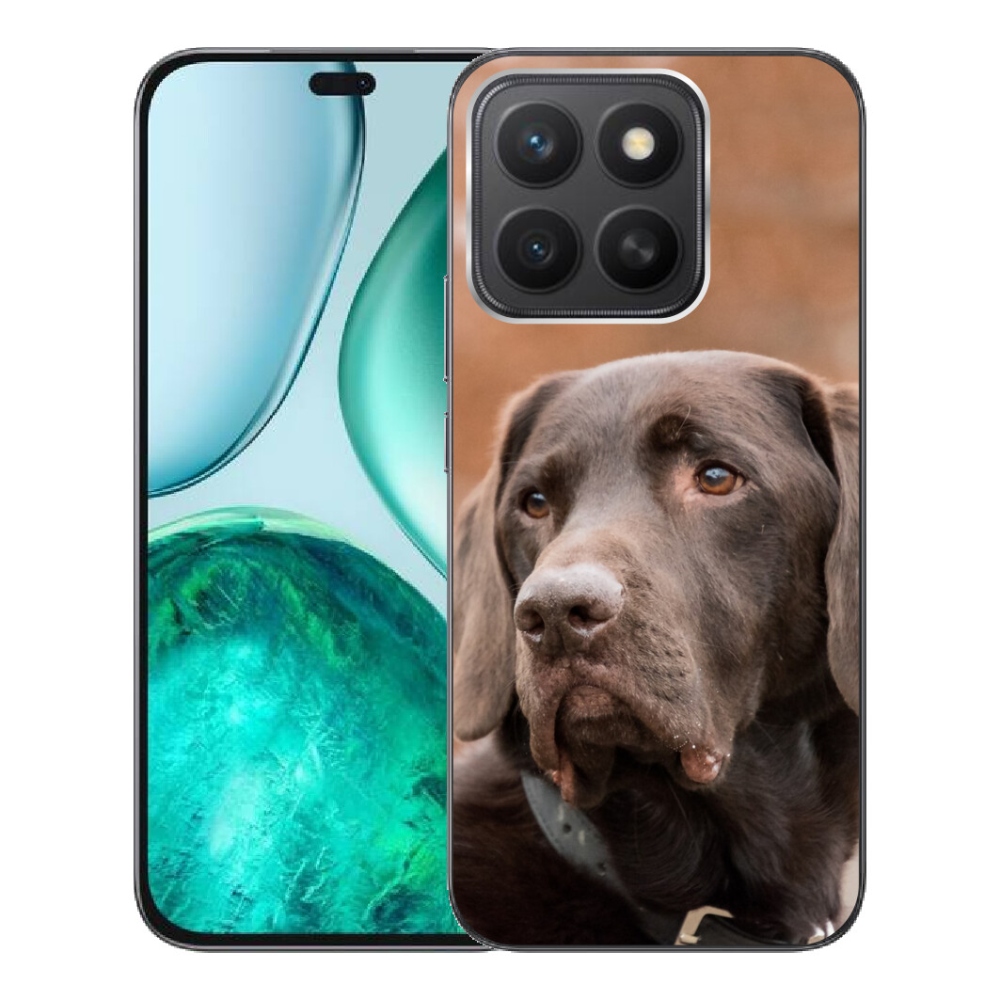 Gelový kryt mmCase na Honor X8c - hnědý labrador