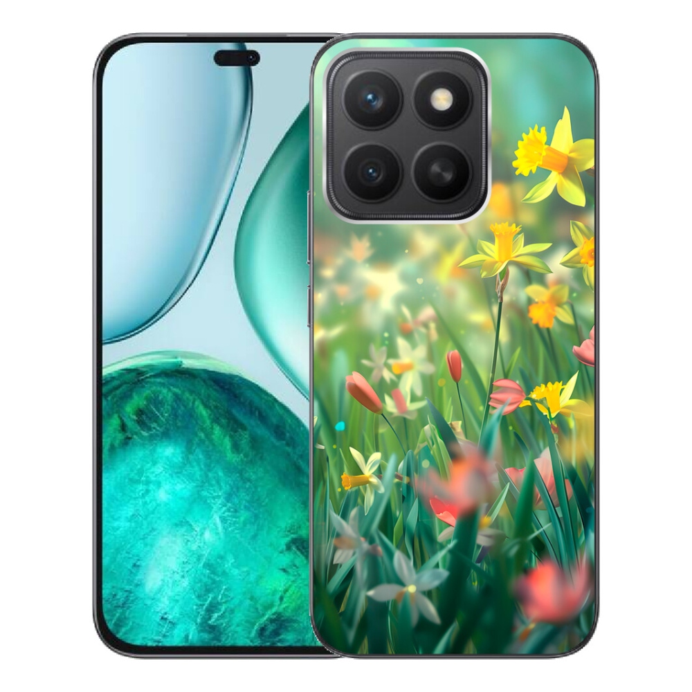 Gelový kryt mmCase na Honor X8c - jarní květy