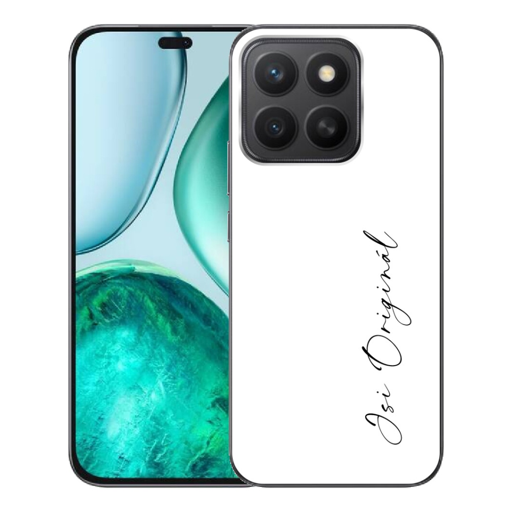 Gelový kryt mmCase na Honor X8c - jsi originál bílé pozadí