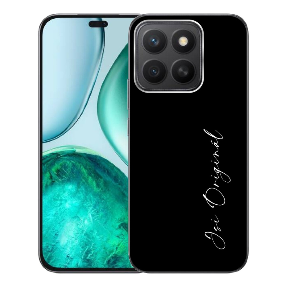 Gelový kryt mmCase na Honor X8c - jsi originál černé pozadí