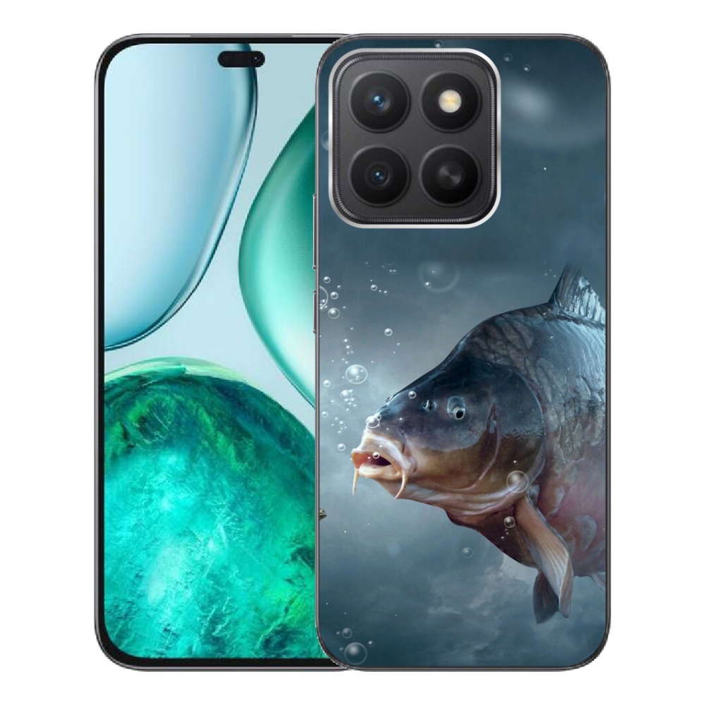 Gelový kryt mmCase na Honor X8c - kapr a bublinky