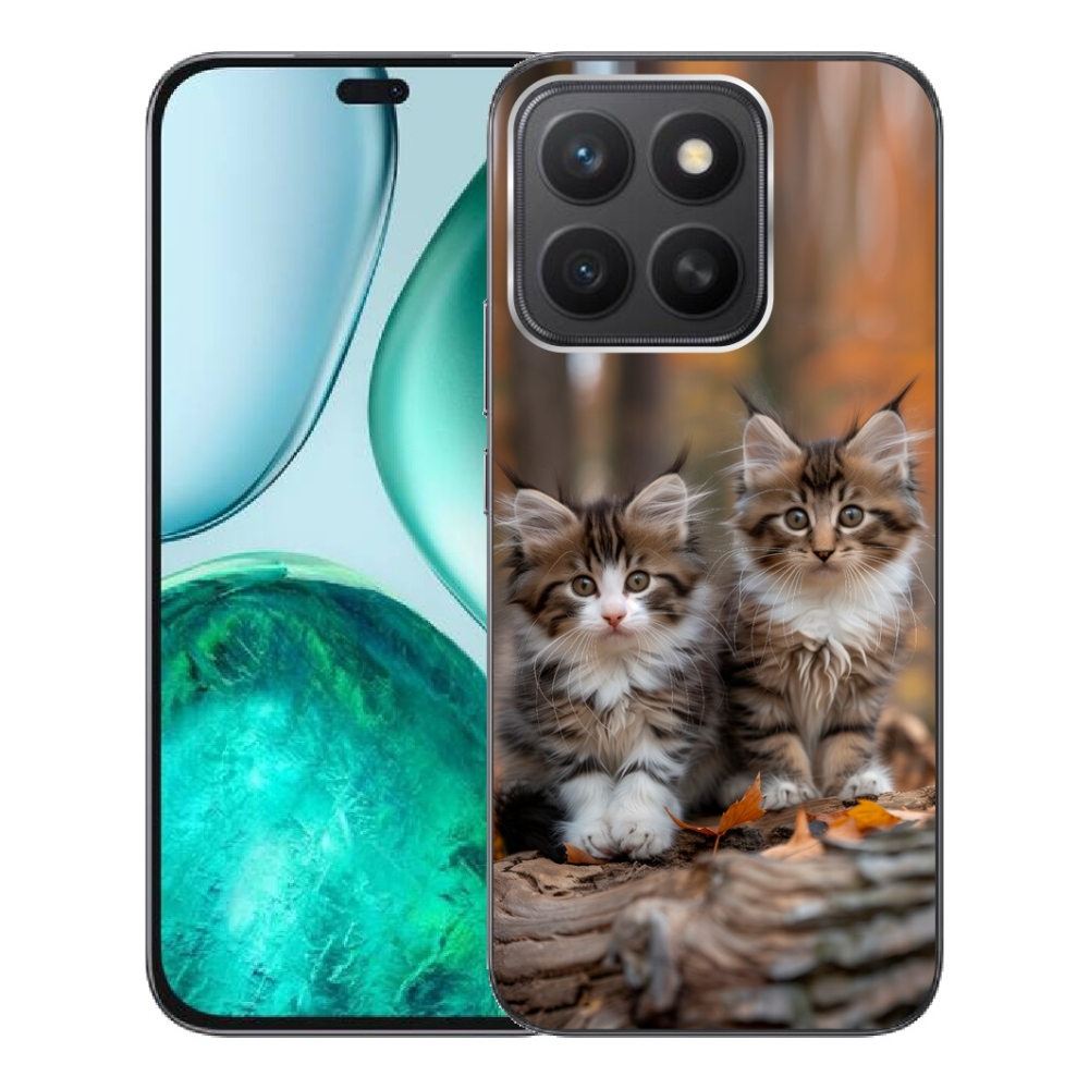 Gelový kryt mmCase na Honor X8c - kočičí duo 3