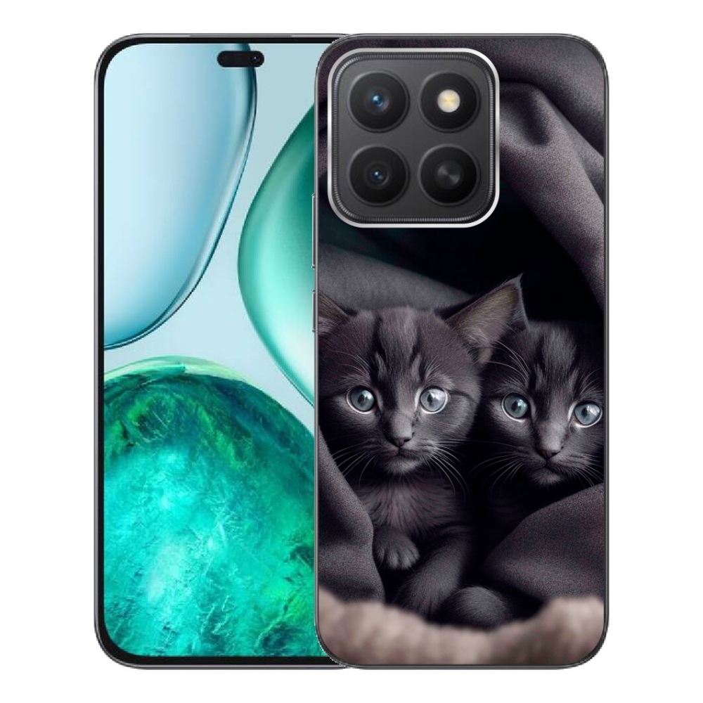 Gelový kryt mmCase na Honor X8c - kočičí duo