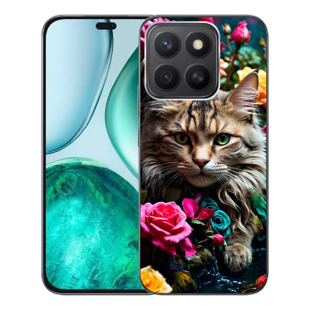 Gelový kryt mmCase na Honor X8c - kočíčí pohled 2