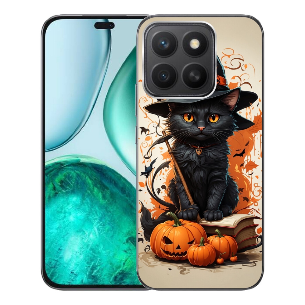Gelový kryt mmCase na Honor X8c - kocour čaroděj