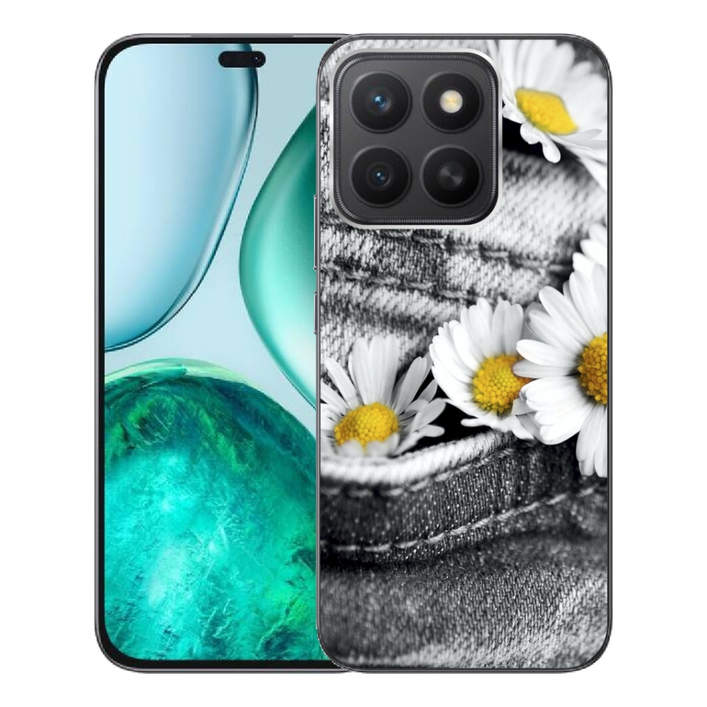 Gelový kryt mmCase na Honor X8c - kopretiny