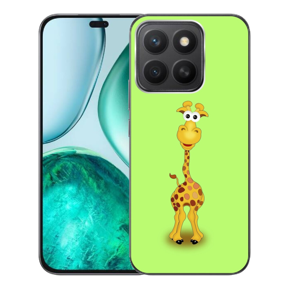 Gelový kryt mmCase na Honor X8c - kreslená žirafa