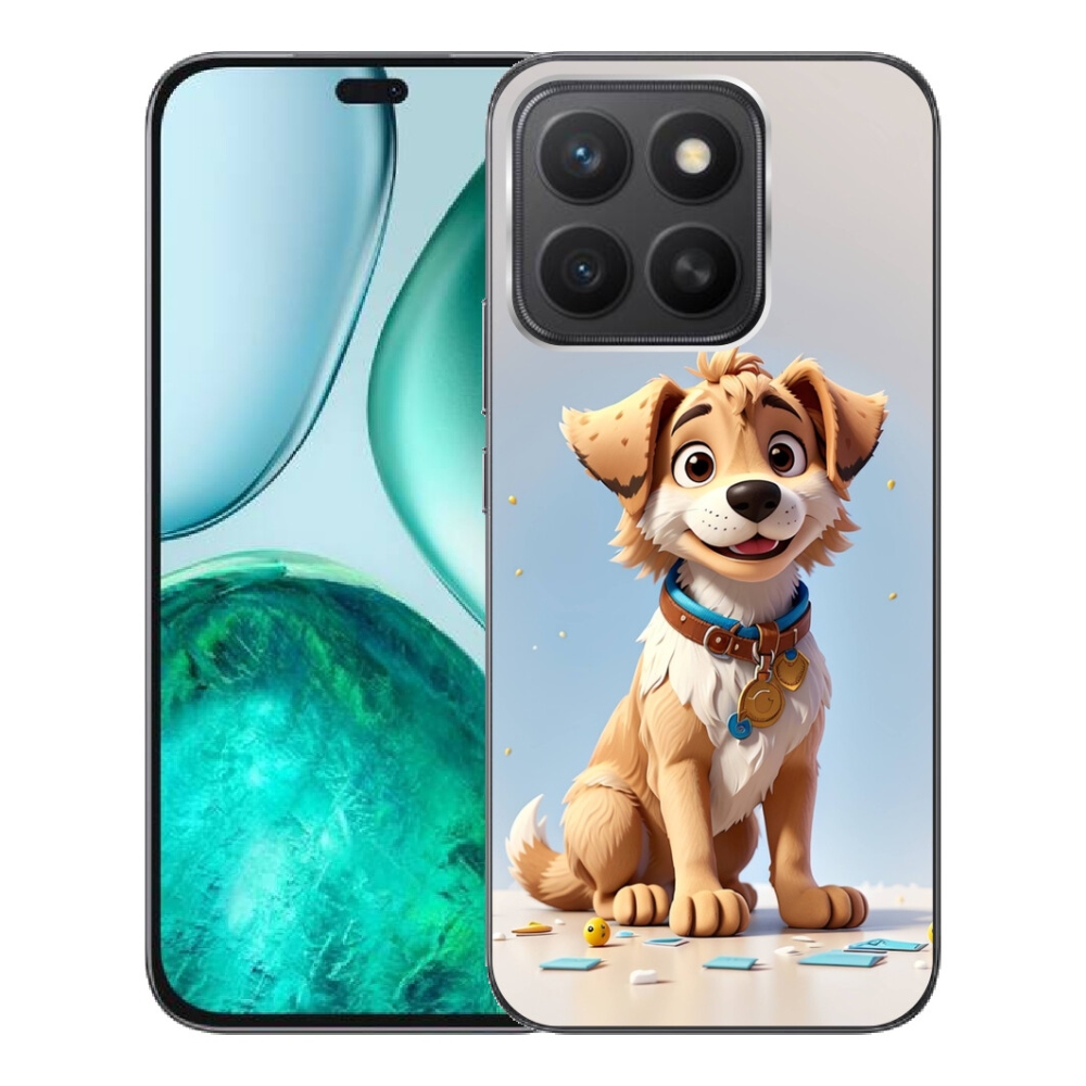 Gelový kryt mmCase na Honor X8c - kreslené štěně