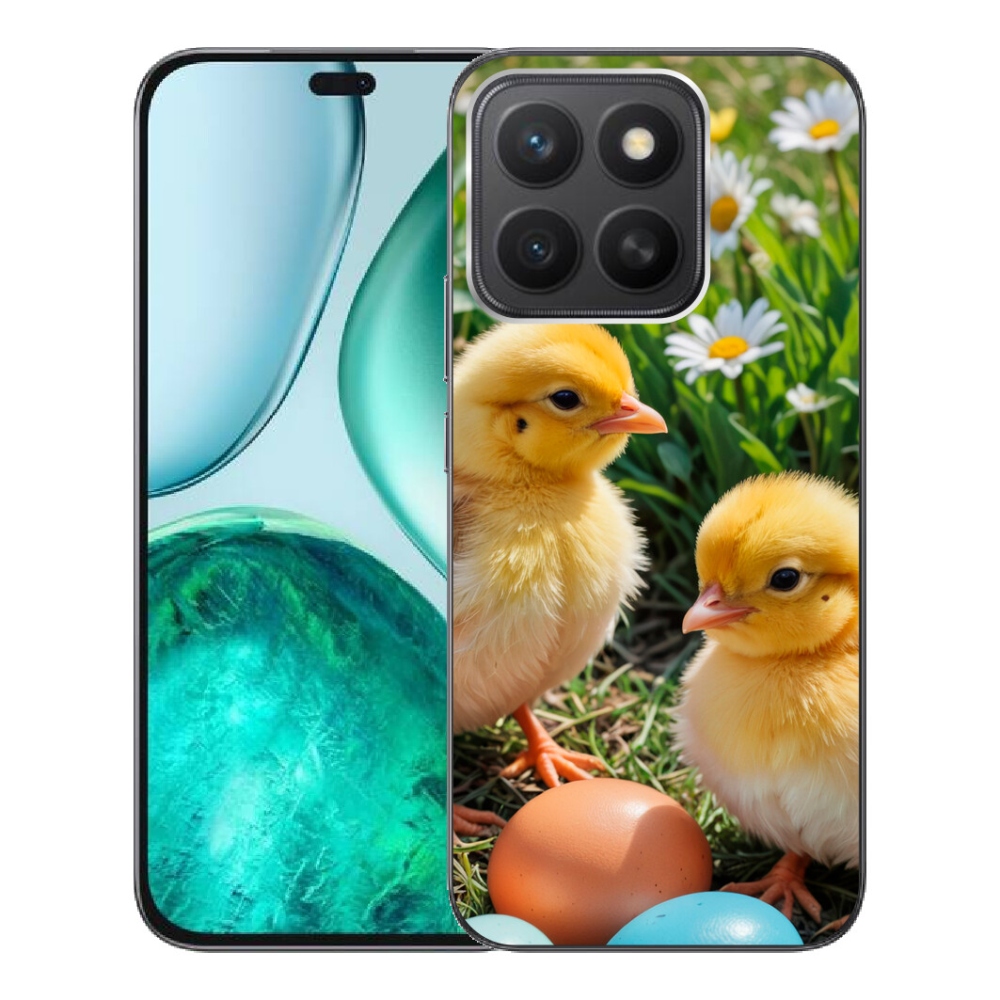 Gelový kryt mmCase na Honor X8c - kuřátka