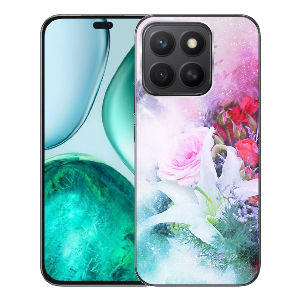Gelový kryt mmCase na Honor X8c - květiny 4