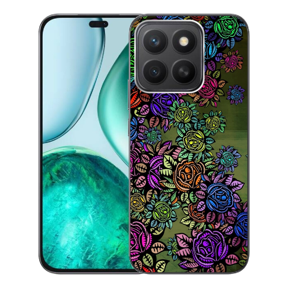 Gelový kryt mmCase na Honor X8c - květiny 6