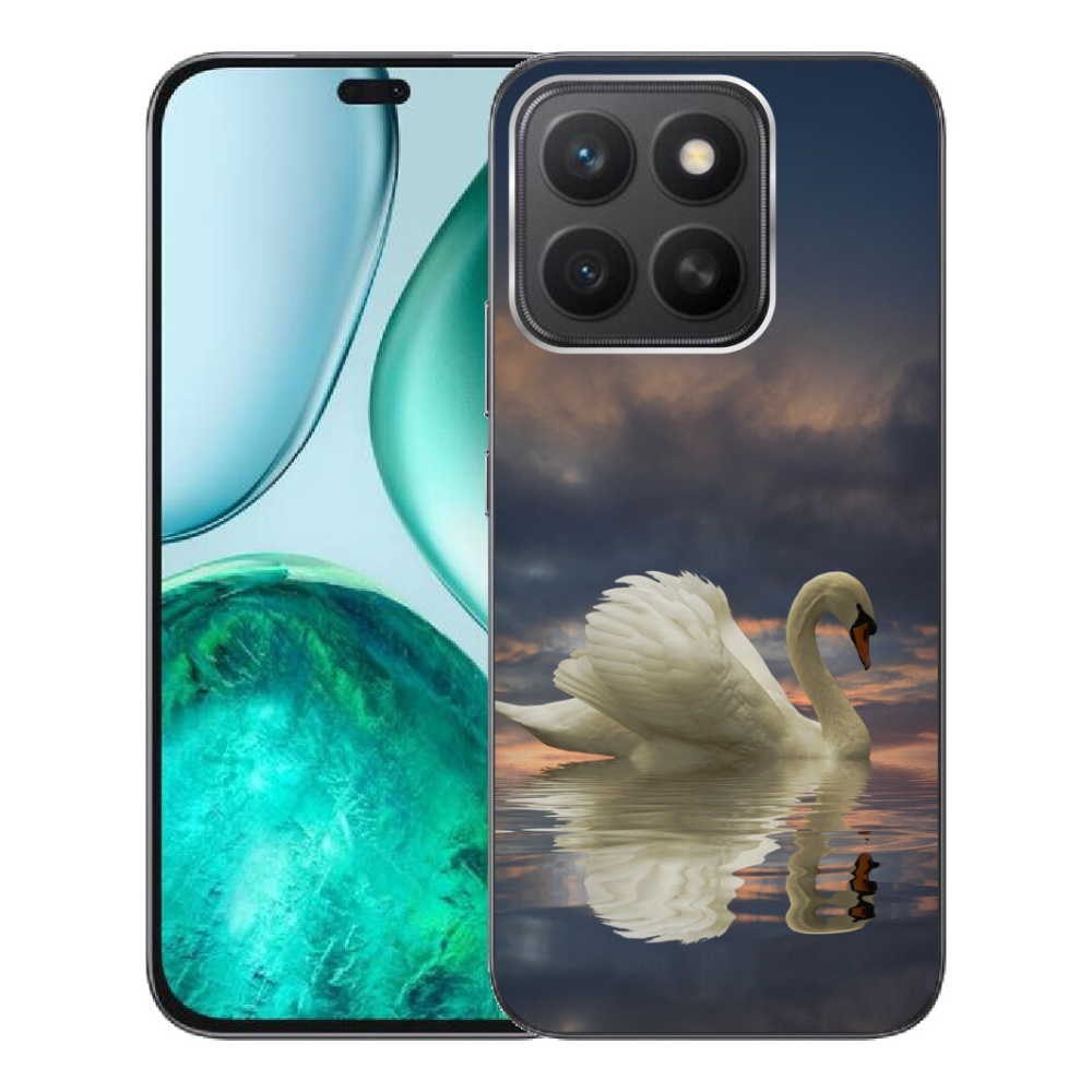 Gelový kryt mmCase na Honor X8c - labuť