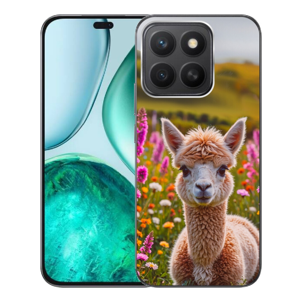 Gelový kryt mmCase na Honor X8c - lama na louce