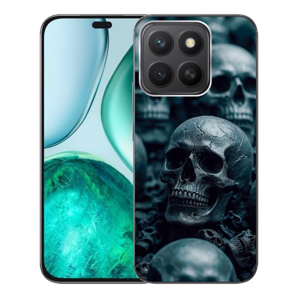 Gelový kryt mmCase na Honor X8c - lebka 2