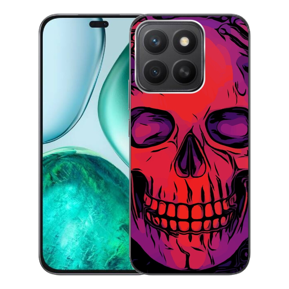 Gelový kryt mmCase na Honor X8c - lebka