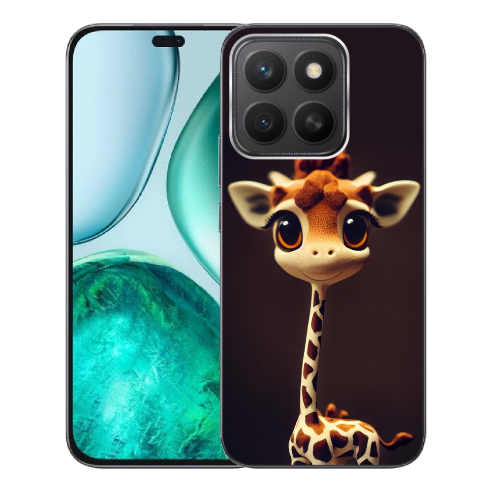 Gelový kryt mmCase na Honor X8c - malá žirafa
