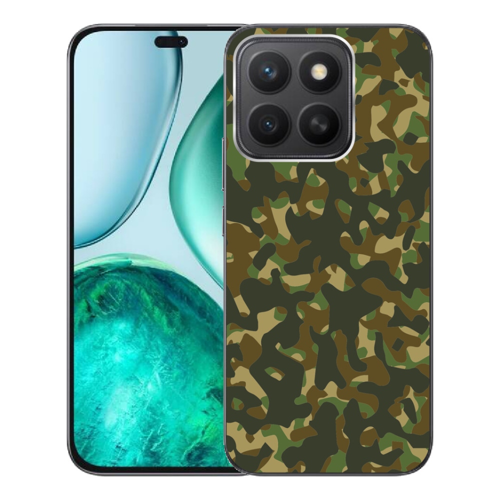 Gelový kryt mmCase na Honor X8c - maskáčový vzor 1