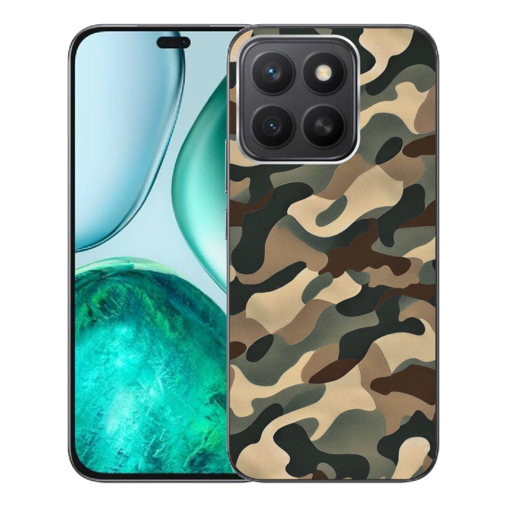 Gelový kryt mmCase na Honor X8c - maskáčový vzor 11