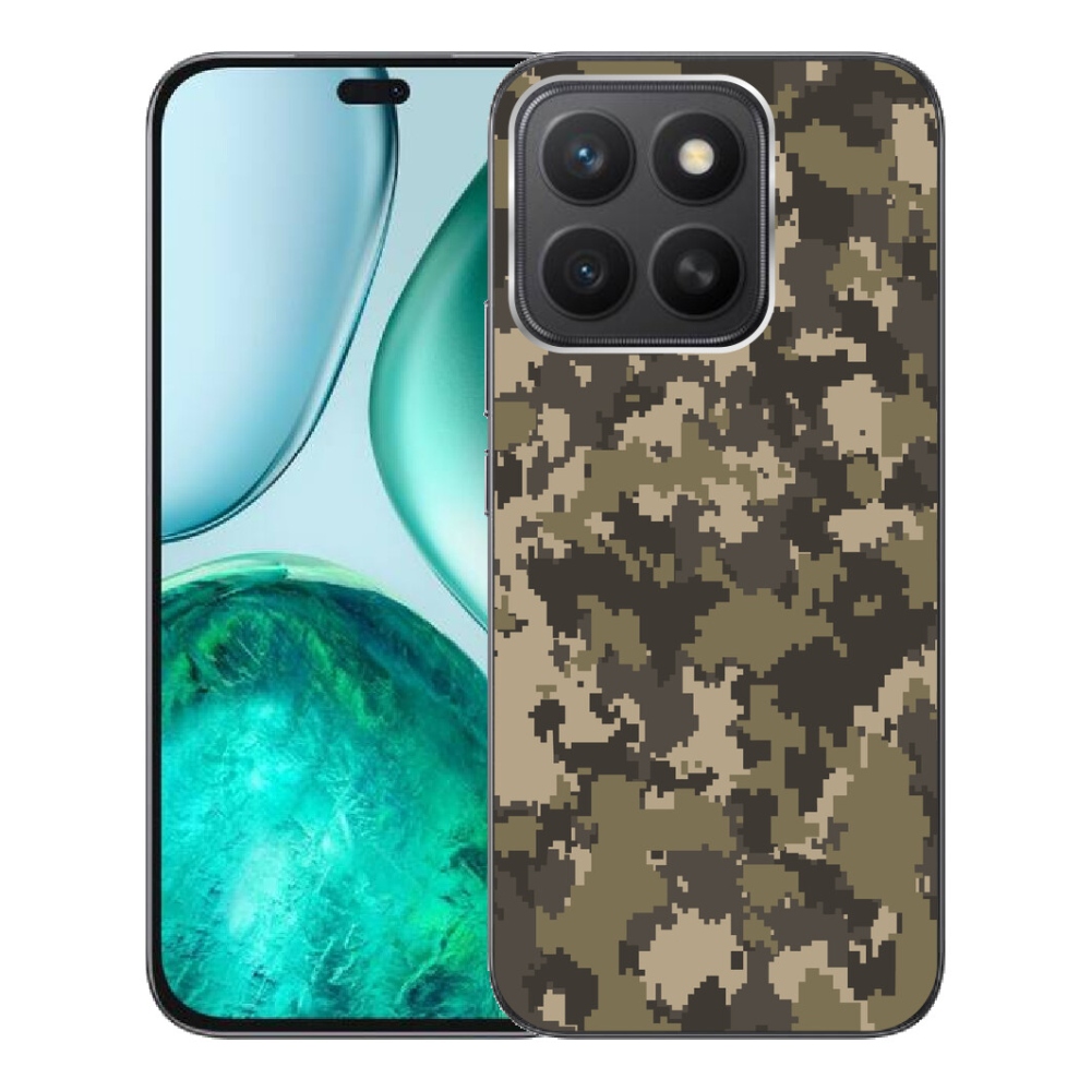 Gelový kryt mmCase na Honor X8c - maskáčový vzor 12