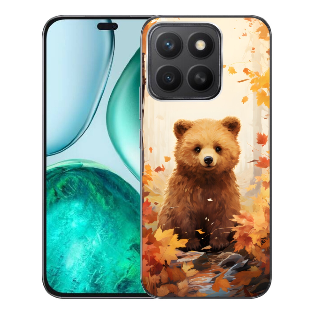 Gelový kryt mmCase na Honor X8c - medvěd v lese