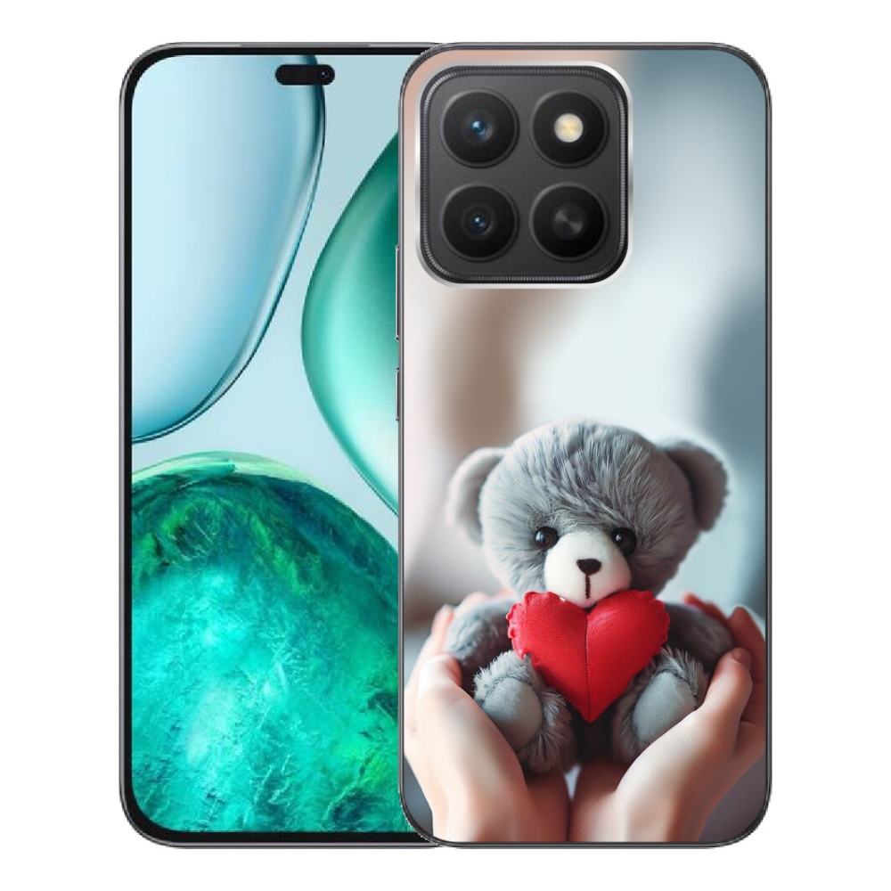 Gelový kryt mmCase na Honor X8c - medvídek pro zamilované