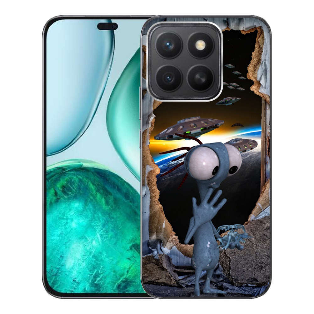 Gelový kryt mmCase na Honor X8c - mimozemšťan