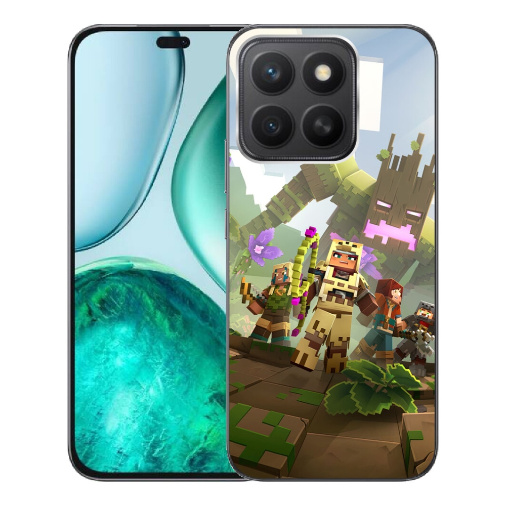 Gelový kryt mmCase na Honor X8c - minecraft 1