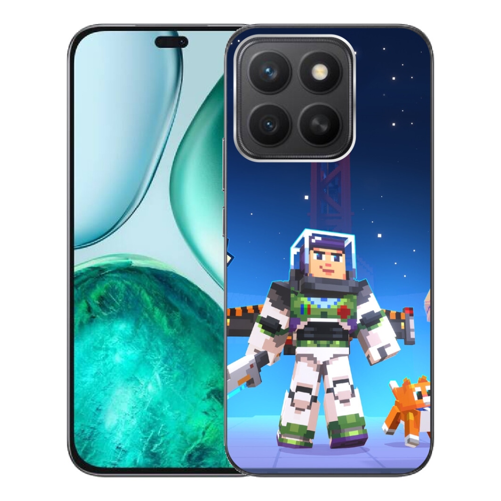 Gelový kryt mmCase na Honor X8c - minecraft 2