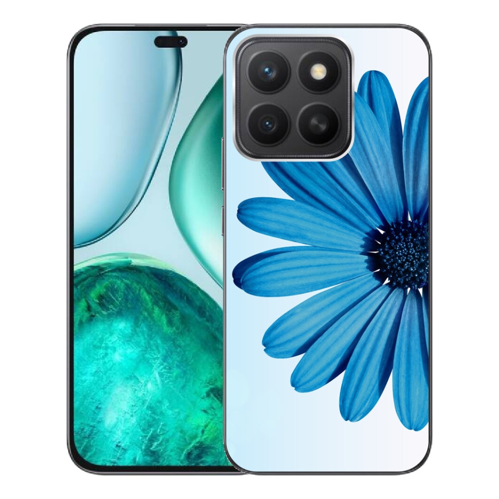 Gelový kryt mmCase na Honor X8c - modrá kopretina
