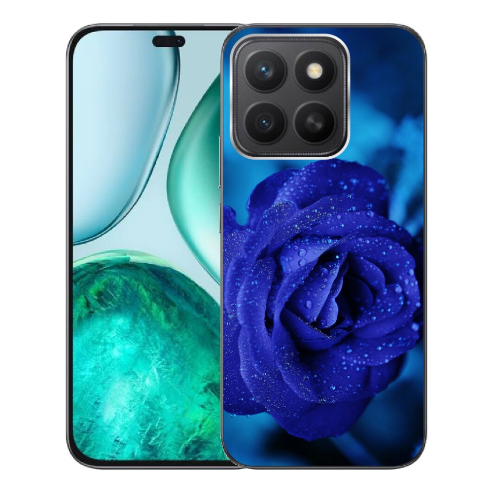 Gelový kryt mmCase na Honor X8c - modrá růže