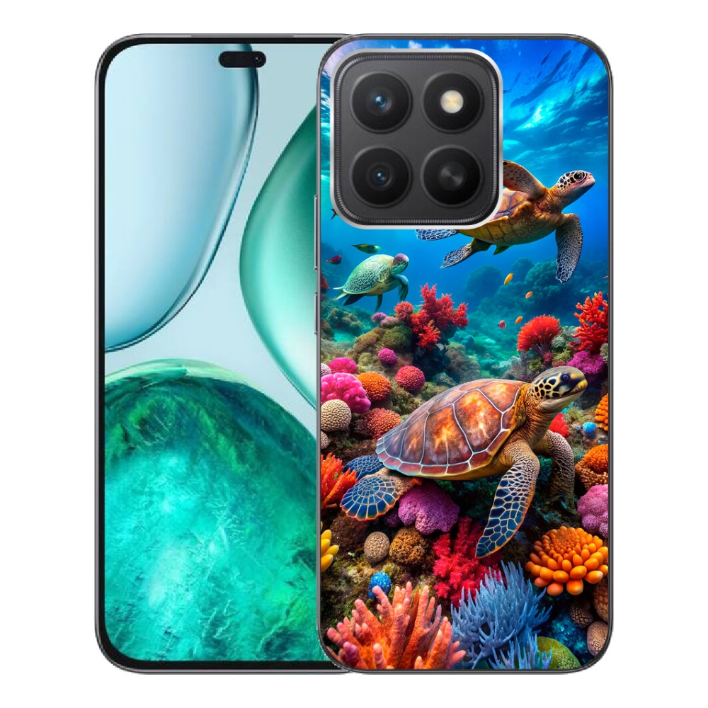 Gelový kryt mmCase na Honor X8c - mořský svět 2