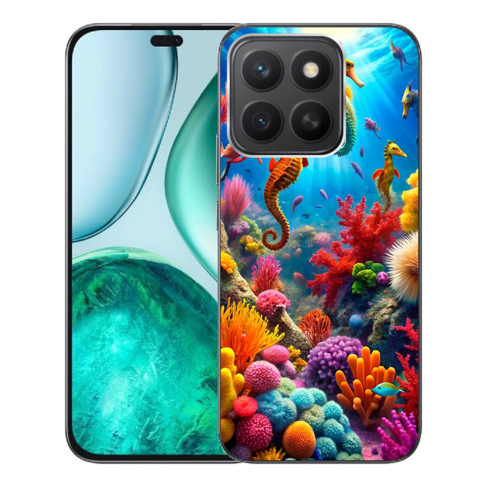 Gelový kryt mmCase na Honor X8c - mořský svět 3