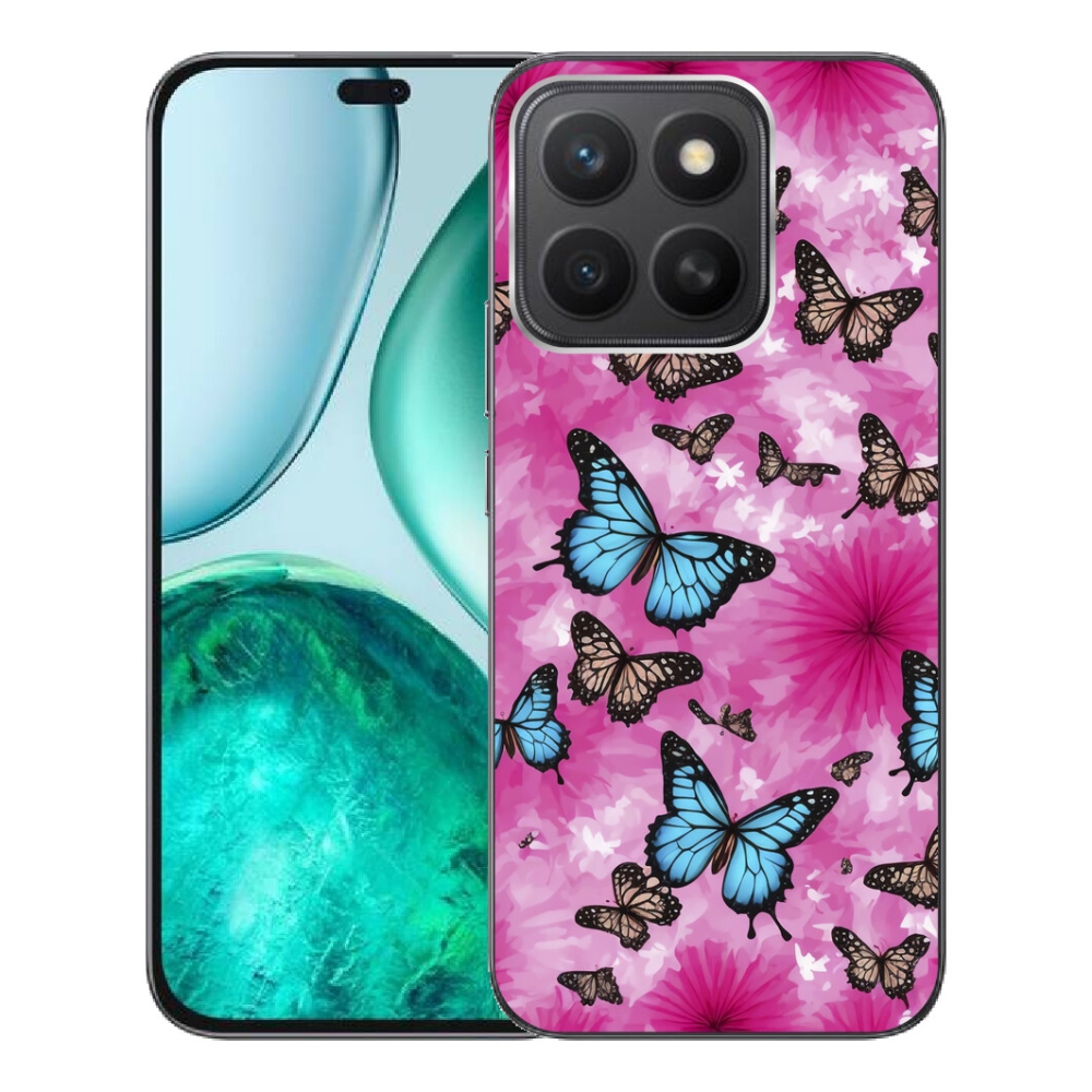Gelový kryt mmCase na Honor X8c - motýlí zahrada