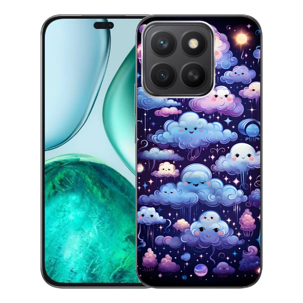 Gelový kryt mmCase na Honor X8c - mráčky