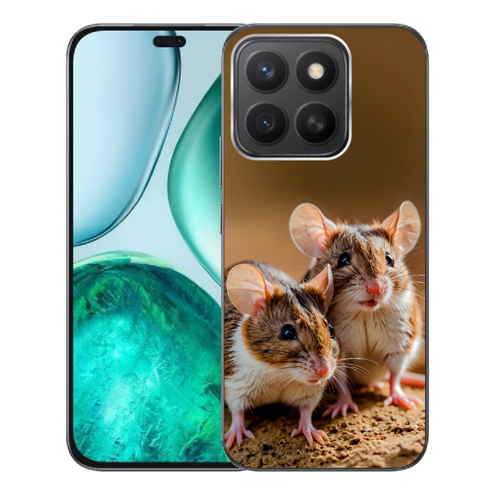 Gelový kryt mmCase na Honor X8c - myší duo