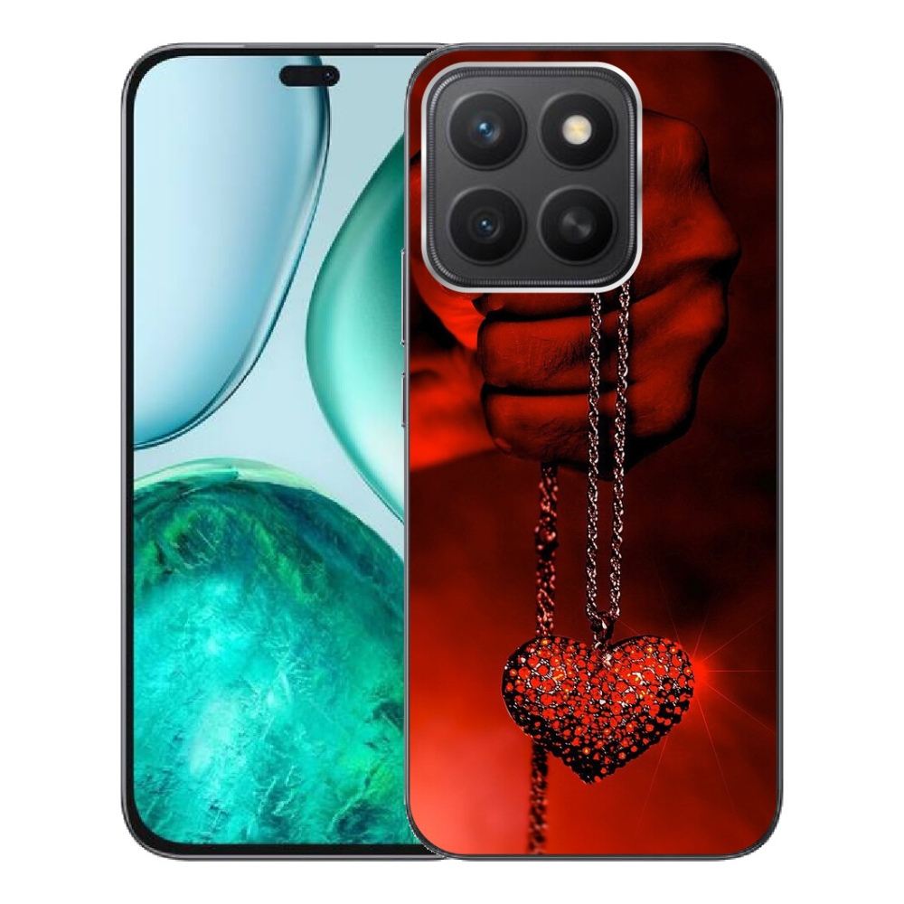 Gelový kryt mmCase na Honor X8c - náhrdelník