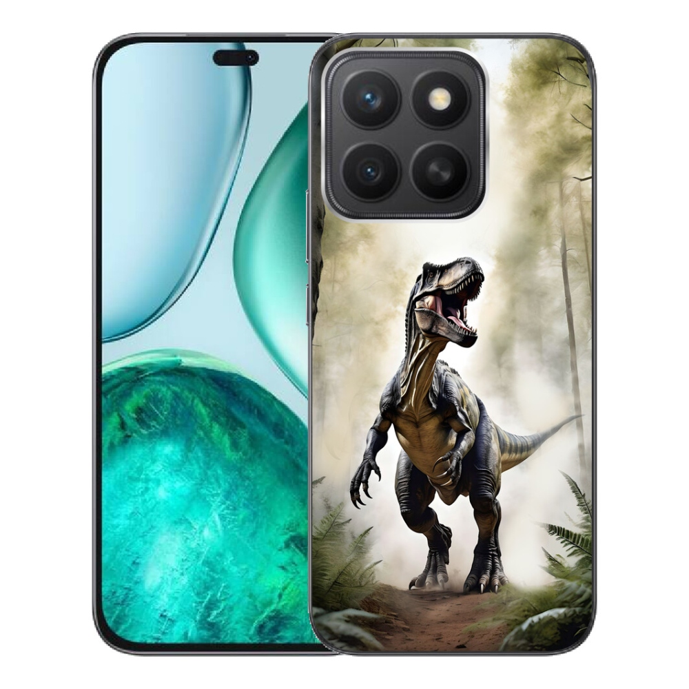 Gelový kryt mmCase na Honor X8c - naštvaný T-Rex