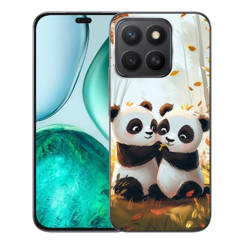 Gelový kryt mmCase na Honor X8c - pandy