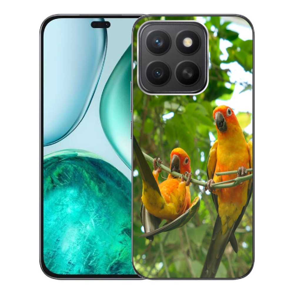 Gelový kryt mmCase na Honor X8c - papoušci aratingy