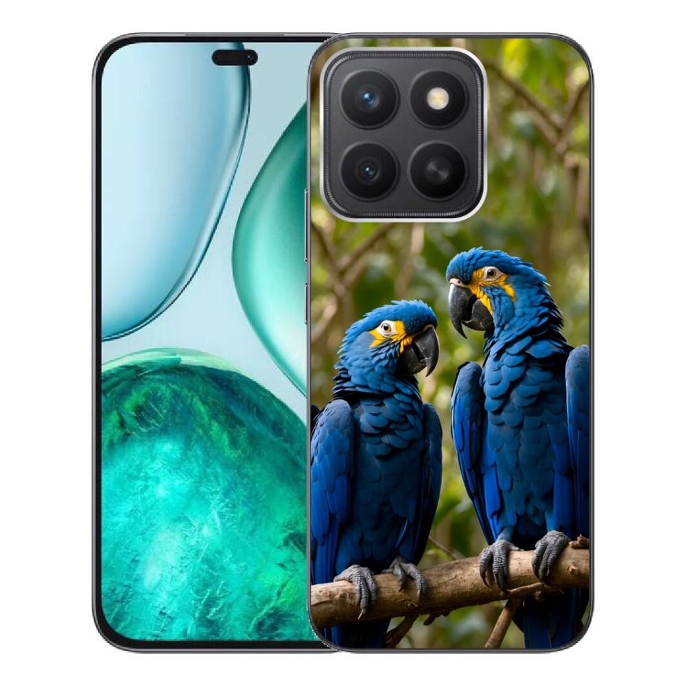 Gelový kryt mmCase na Honor X8c - papouščí duo