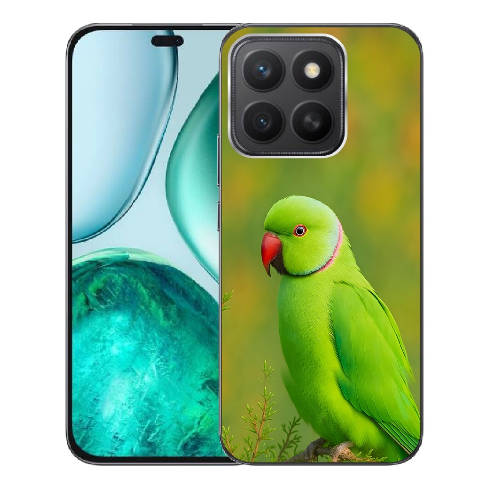 Gelový kryt mmCase na Honor X8c - papoušek alexandr 2