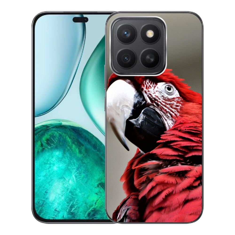 Gelový kryt mmCase na Honor X8c - papoušek ara červený
