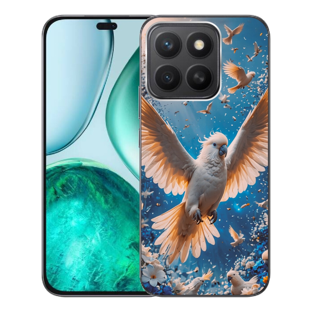 Gelový kryt mmCase na Honor X8c - papoušek kakadu